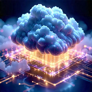 Cloud Computing Visualization With Large, Brightly