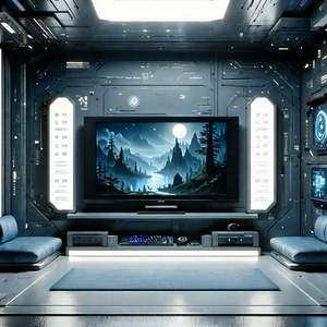 Entertainment Technology In Research Center With Image, There