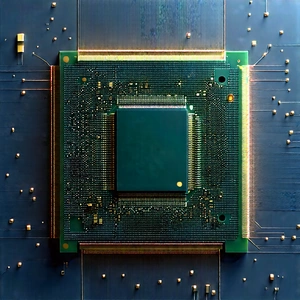 Microchip with digital particles