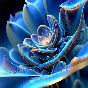 Close-up Of Cooling System With Beautiful Blue