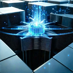 Close-up of cooling system