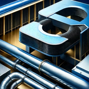 Close-up of cooling system