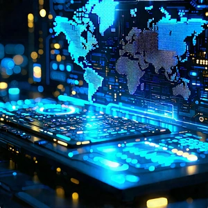 Financial Technology In Field Deployment With Computer Keyboard
