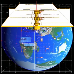 A Computer-generated Image Of The Earth Is Displayed, Showing The Continents And Oceans