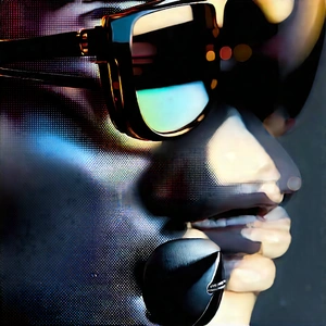 Wireless earbuds with digital artwork