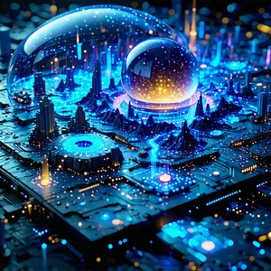 Tech Concept Art: Big data visualization