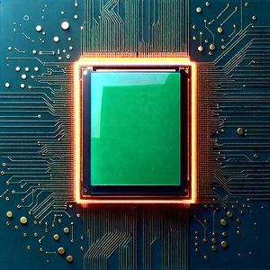 Microchip with digital particles