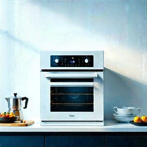 Innovative Smart Appliance (design:1.46) With White Oven
