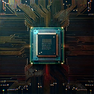 Microchip with laser scanning