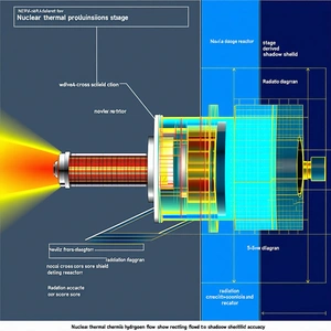 The Image Is A Diagram Showing The Different Stages Of A Nuclear Thermal Reactor