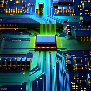 Circuit board with data streams