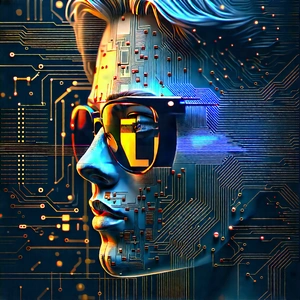Microchip with laser scanning