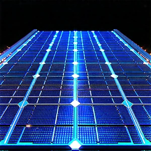 Solar panel with holographic projection