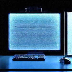 Educational Technology In Manufacturing Facility With Computer Monitor