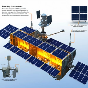 The Image Is A Diagram Of A Space Station, Showing The Various Components And Their Functions