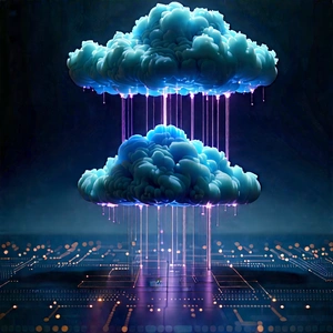 Cloud Computing Visualization With Image, There