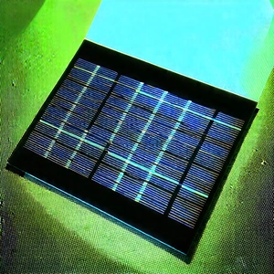 Solar panel with holographic projection