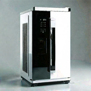 Innovative Smart Appliance Design With Small, Silver,
