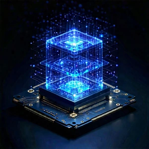 Quantum computer with holographic projection