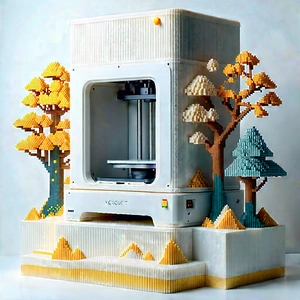 3d printer with digital particles
