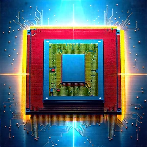 Microchip with digital particles