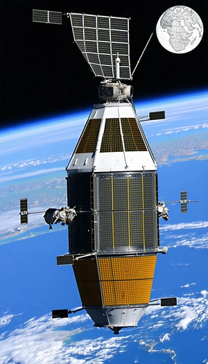 A Space Shuttle Is Seen In The Image, Flying Through The Sky
