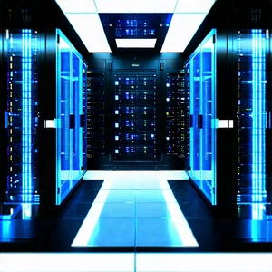 (futuristic:1.24) server room