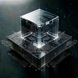 Quantum computer with digital particles