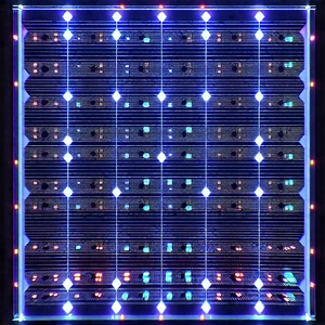 Solar panel with data streams