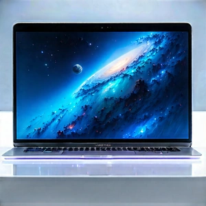 Laptop With Streaming Content With Laptop Computer
