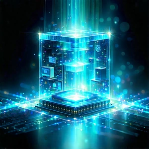Quantum computer with holographic projection