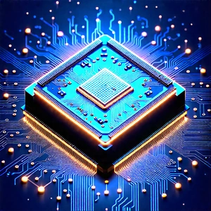 Microchip with digital particles