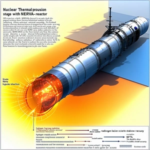 A Diagram Is Shown Of A Nuclear Reactor, With A Large Blue Tube As The Main Focus