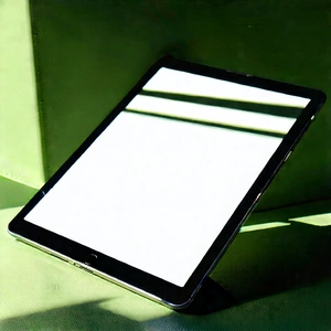 Tablet With User Interface With Black Tablet