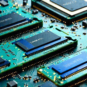 Tech Concept Art: Close-up of memory module