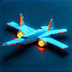 Aerospace Technology In Tech Office With Blue White