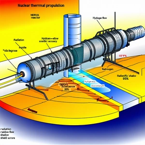 A Diagram Is Shown Of A Nuclear Thermal Propulsion System