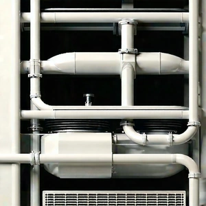 Tech 3D Render: Close-up of cooling system