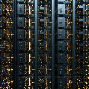 Close-up of sensor array