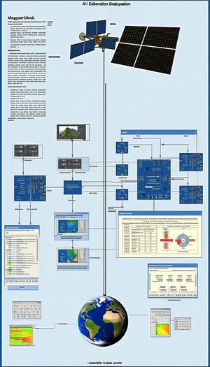 The Image Is A Diagram That Shows The Process Of Creating A 3d Model