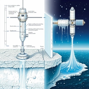 The Image Is A Detailed Illustration Of A Water Pumping System