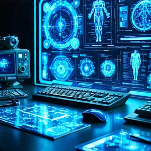 Healthcare technology in tech office