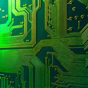 Circuit board with laser scanning