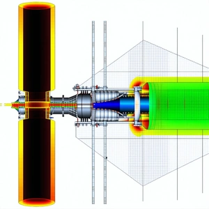 A Large, Curved, And Colorful Structure Is Shown In The Image