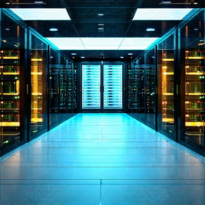 Futuristic server room
