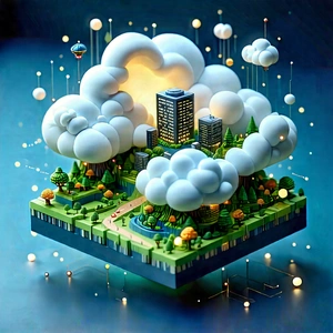 Cloud Computing Visualization With Large, Detailed