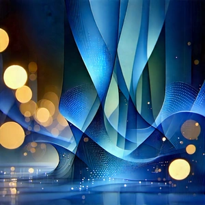 Innovative Renewable Energy (design:1.35) With Blue White