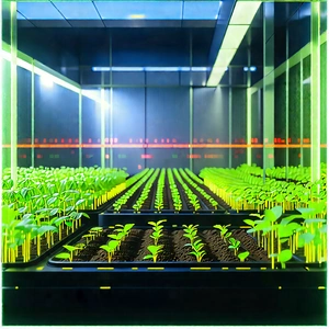 Agricultural technology in research center