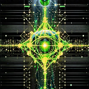 Quantum computer with digital particles
