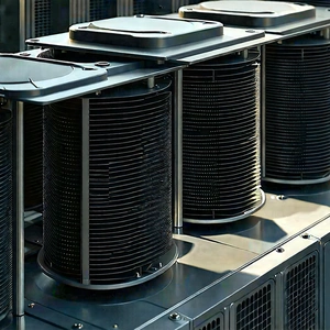 Close-up of cooling system